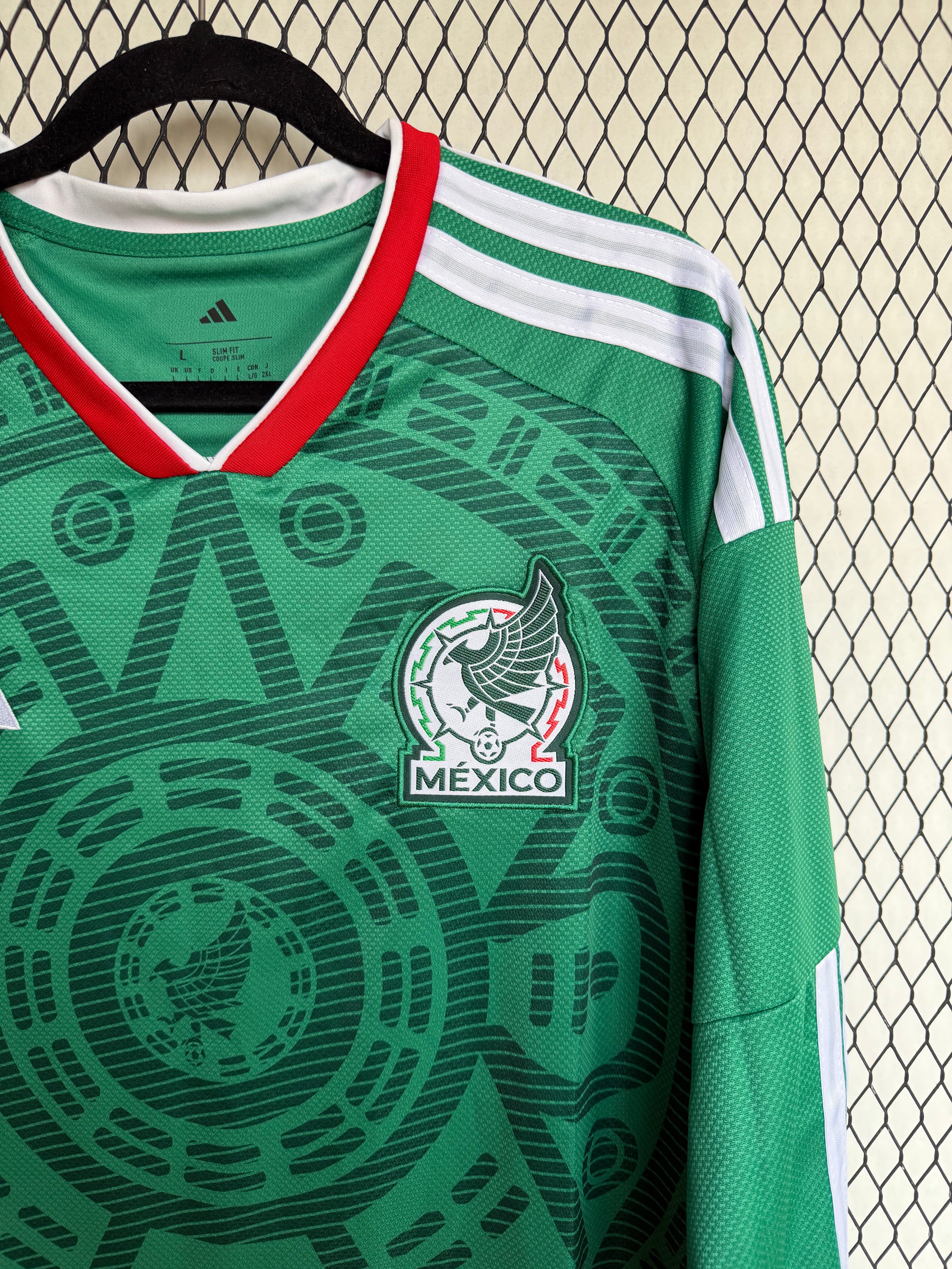Jersey Selección Mexicana Manga Larga Versión Fan 2025/26 – Oficial