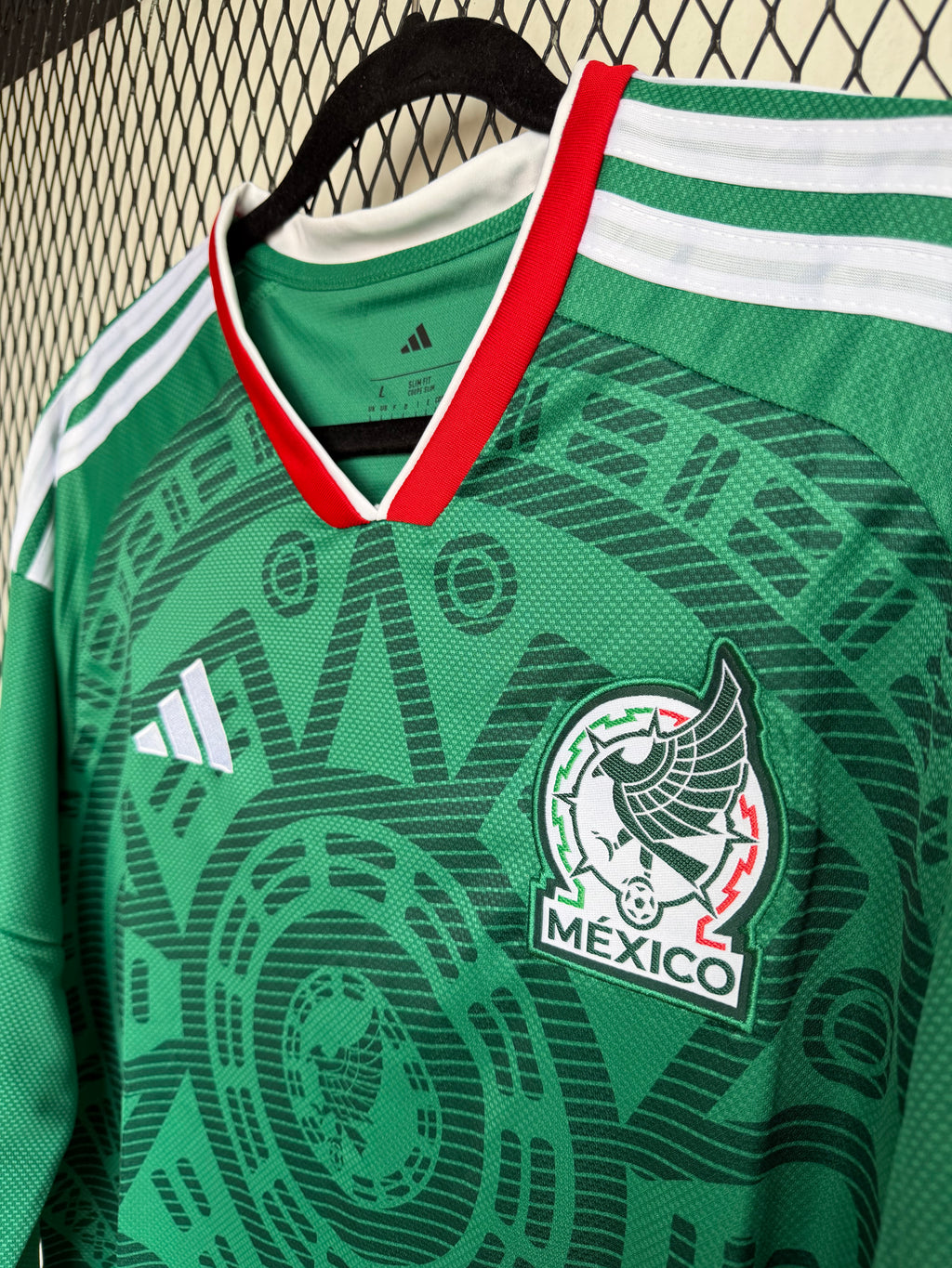 Jersey Selección Mexicana Manga Larga Versión Fan 2025/26 – Oficial