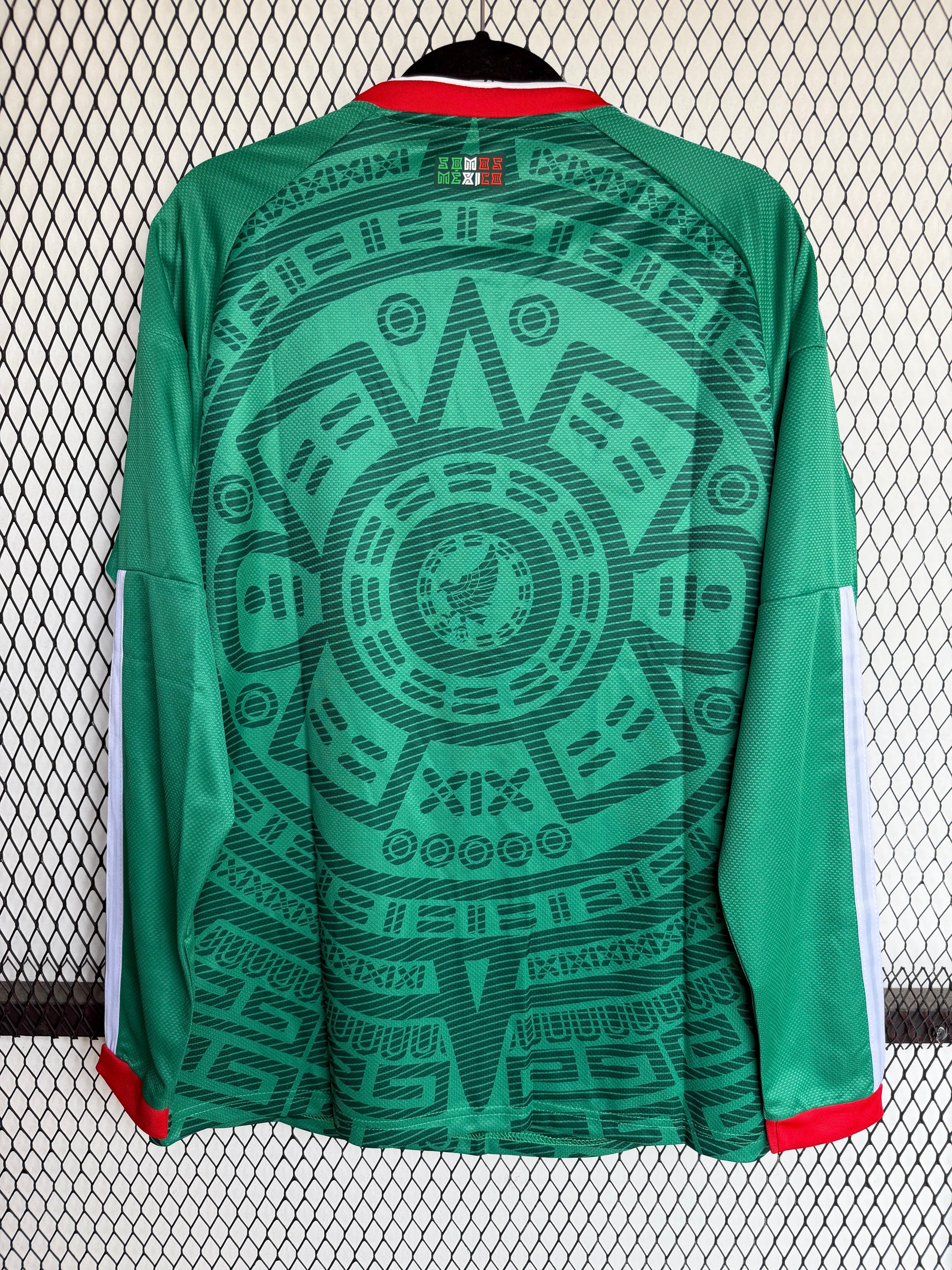 Jersey Selección Mexicana Manga Larga Versión Fan 2025/26 – Oficial